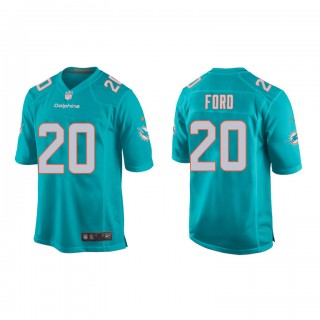 Isaiah Ford Aqua Game Dolphins Youth Jersey