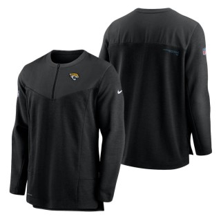 Jacksonville Jaguars Nike Black Sideline Half-Zip UV Performance Jacket