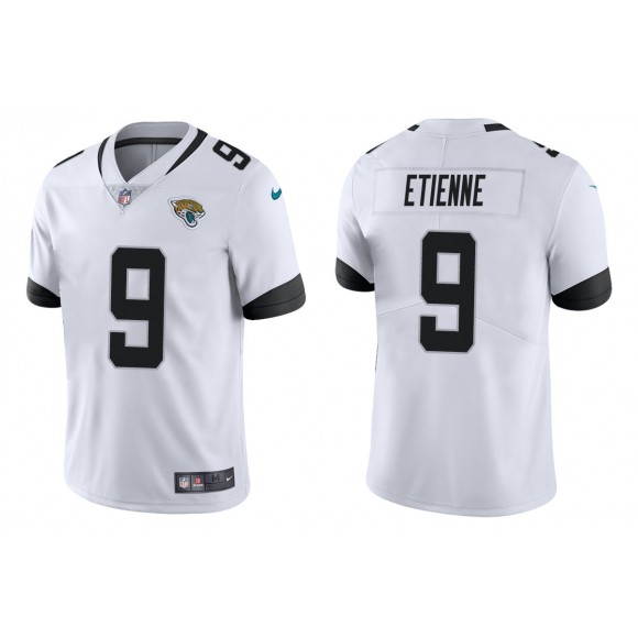 Men's Travis Etienne Jacksonville Jaguars White 2021 NFL Draft Jersey