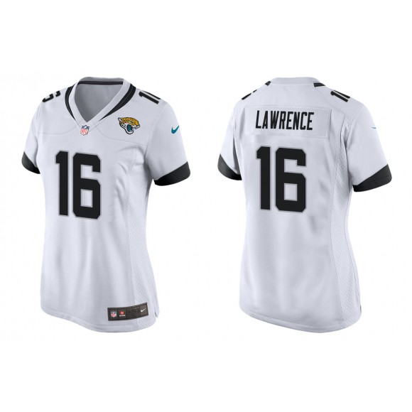 Women's Trevor Lawrence Jacksonville Jaguars White 2021 NFL Draft Jersey