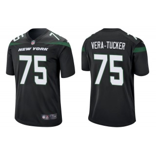 Men's Alijah Vera-Tucker New York Jets Black 2021 NFL Draft Jersey