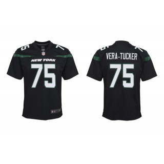 Youth Alijah Vera-Tucker New York Jets Black 2021 NFL Draft Jersey