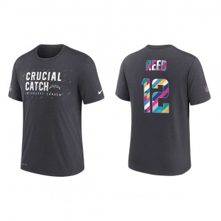 Joe Reed Los Angeles Chargers Nike Charcoal 2021 NFL Crucial Catch Performance T-Shirt
