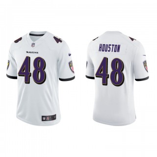 Justin Houston White Vapor Limited Ravens Jersey