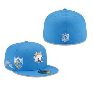 Los Angeles Chargers Powder Blue Just Don 59FIFTY Hat