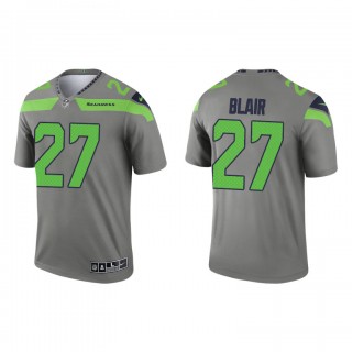 Marquise Blair Steel 2021 Inverted Legend Seahawks Jersey