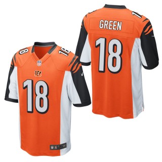 Men's Cincinnati Bengals A.J. Green Orange Game Jersey