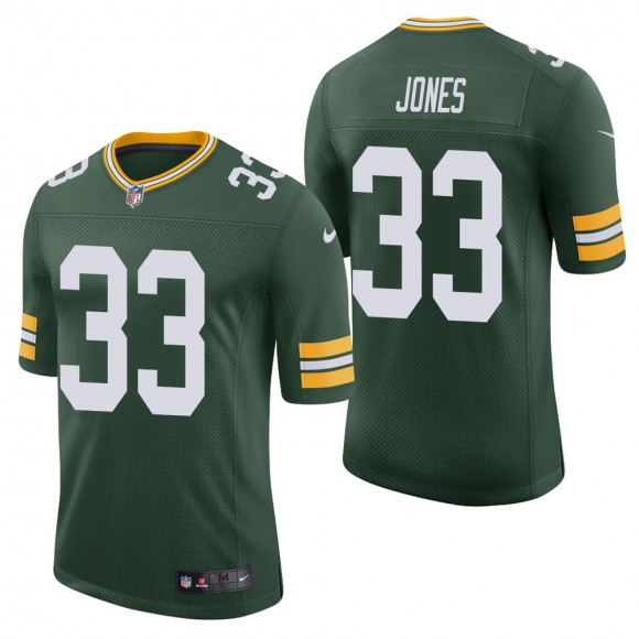 Men's Green Bay Packers Aaron Jones Green Vapor Untouchable Limited Jersey
