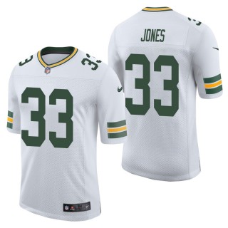 Men's Green Bay Packers Aaron Jones White Vapor Untouchable Limited Jersey