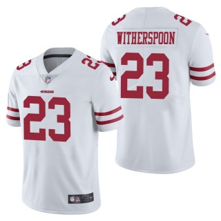 Men's San Francisco 49ers Ahkello Witherspoon White Vapor Untouchable Limited Jersey