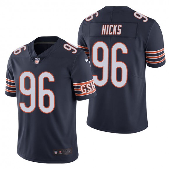 Men's Chicago Bears Akiem Hicks Navy Color Rush Limited Jersey