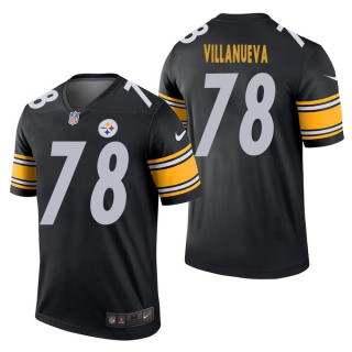 Men's Pittsburgh Steelers Alejandro Villanueva Black Legend Jersey