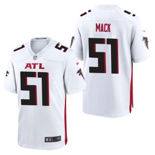 Men's Atlanta Falcons Alex Mack White Game Jersey