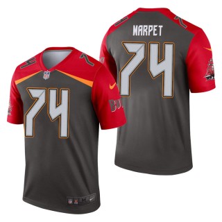 Men's Tampa Bay Buccaneers Ali Marpet Pewter Inverted Legend Jersey