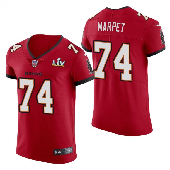 Men's Tampa Bay Buccaneers Ali Marpet Red Super Bowl LV Jersey