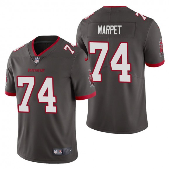 Men's Tampa Bay Buccaneers Ali Marpet Pewter Vapor Limited Jersey