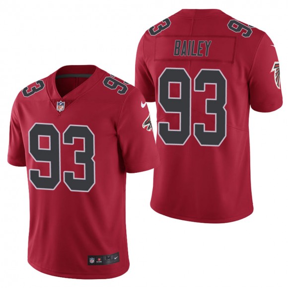 Men's Atlanta Falcons Allen Bailey Red Color Rush Limited Jersey