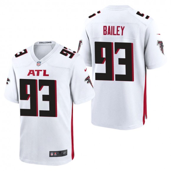 Men's Atlanta Falcons Allen Bailey White Game Jersey