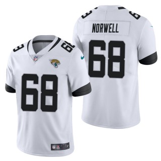 Men's Jacksonville Jaguars Andrew Norwell White Vapor Untouchable Limited Jersey