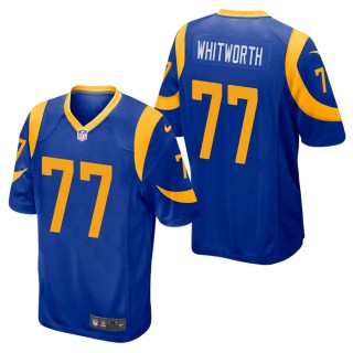 Men's Los Angeles Rams Andrew Whitworth Royal Game Jersey