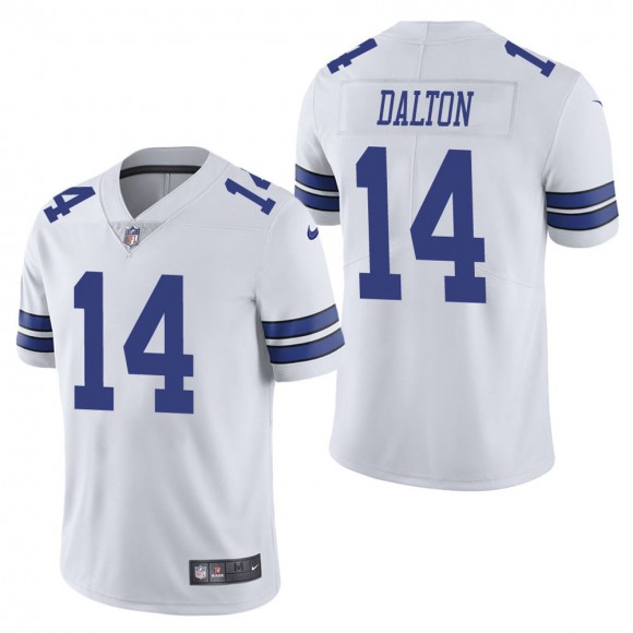 Men's Dallas Cowboys Andy Dalton White Vapor Untouchable Limited Jersey