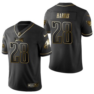 Men's Philadelphia Eagles Anthony Harris Black Golden Edition Jersey