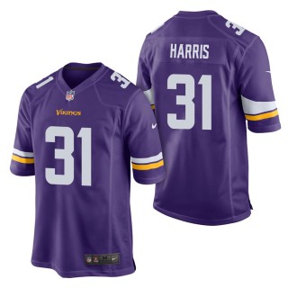 Men's Minnesota Vikings Anthony Harris Purple Game Jersey