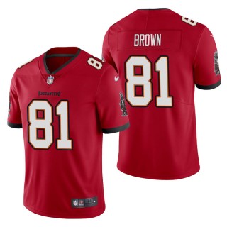 Men's Tampa Bay Buccaneers Antonio Brown Red Vapor Limited Jersey