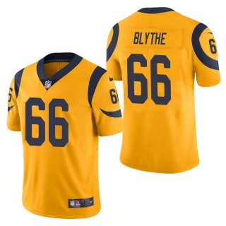 Men's Los Angeles Rams Austin Blythe Gold Color Rush Limited Jersey