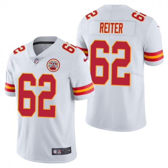 Men's Kansas City Chiefs Austin Reiter White Vapor Untouchable Limited Jersey