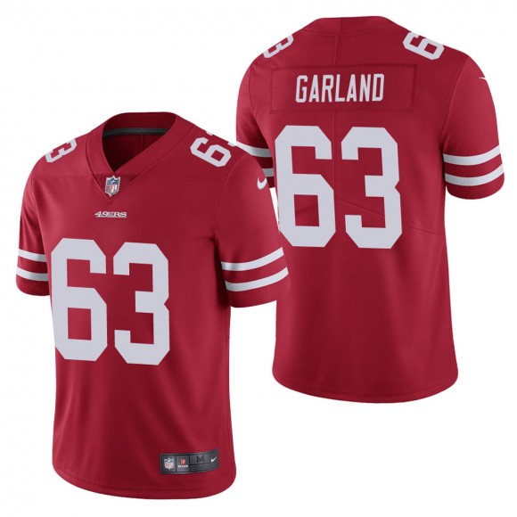 Men's San Francisco 49ers Ben Garland Scarlet Vapor Untouchable Limited Jersey