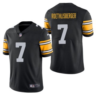 Men's Pittsburgh Steelers Ben Roethlisberger Black Alternate Vapor Limited Jersey