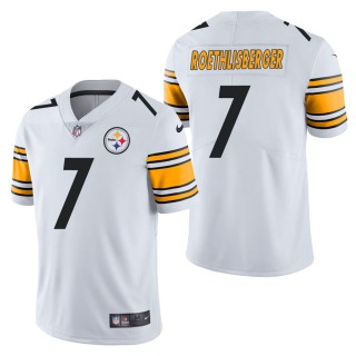 Men's Pittsburgh Steelers Ben Roethlisberger White Vapor Untouchable Limited Jersey
