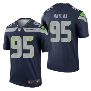 Men's Seattle Seahawks Benson Mayowa Navy Legend Jersey