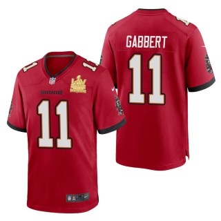 Men's Tampa Bay Buccaneers Blaine Gabbert Red Super Bowl LV Champions Jersey