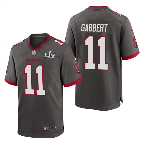 Men's Tampa Bay Buccaneers Blaine Gabbert Pewter Super Bowl LV Jersey