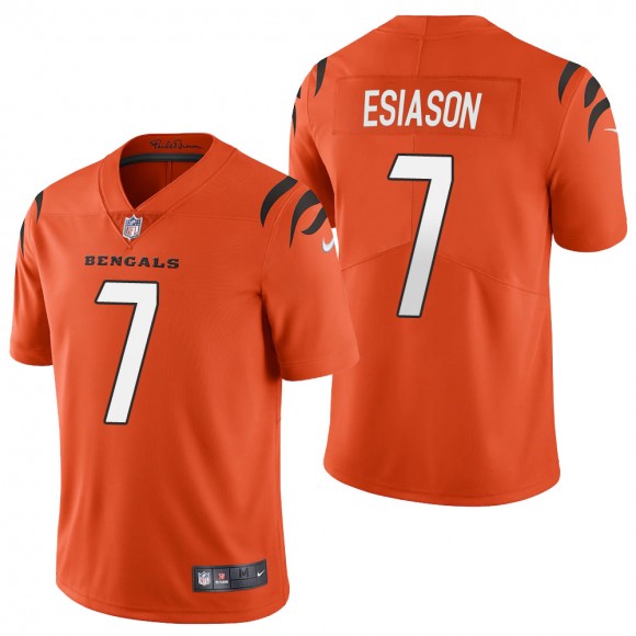 Men's Cincinnati Bengals Boomer Esiason Orange 2021 Vapor Limited Jersey