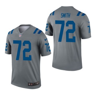 Men's Indianapolis Colts Braden Smith Gray Inverted Legend Jersey