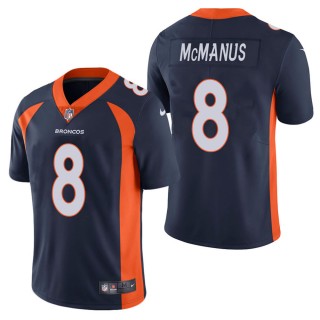 Men's Denver Broncos Brandon McManus Navy Vapor Untouchable Limited Jersey