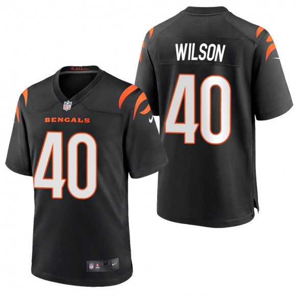 Men's Cincinnati Bengals Brandon Wilson Black 2021 Game Jersey