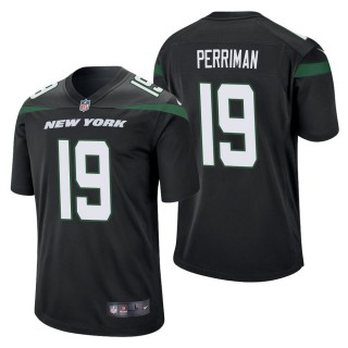 Men's New York Jets Breshad Perriman Black Game Jersey