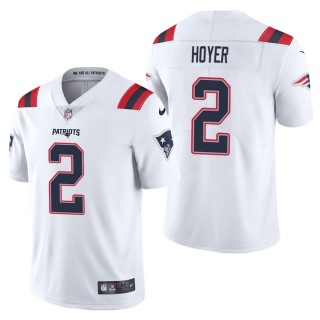 Men's New England Patriots Brian Hoyer White Vapor Limited Jersey