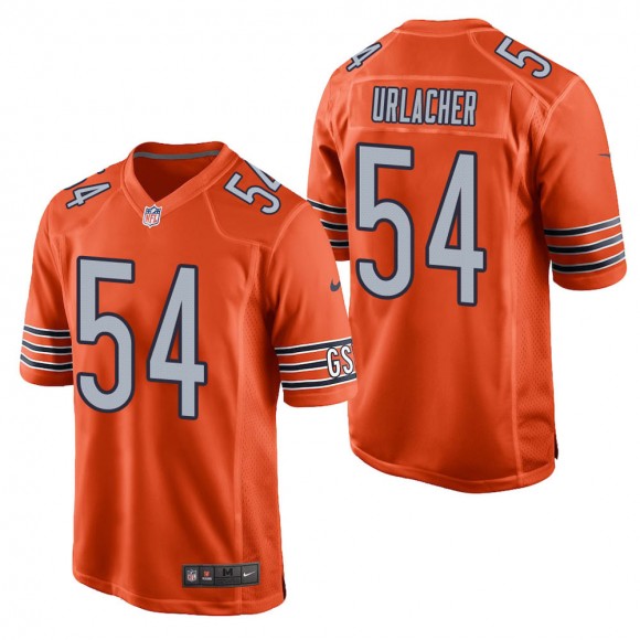 Men's Chicago Bears Brian Urlacher Orange Alternate Game Jersey