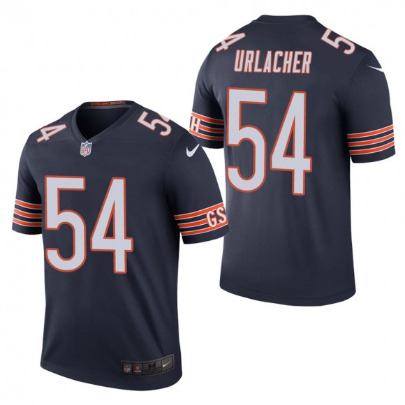 Men's Chicago Bears Brian Urlacher Navy Color Rush Legend Jersey