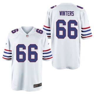 Men's Buffalo Bills Brian Winters White Alternate Game Jersey