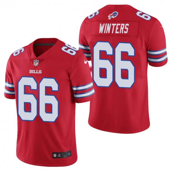 Men's Buffalo Bills Brian Winters Red Color Rush Limited Jersey