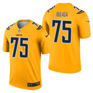 Men's Los Angeles Chargers Bryan Bulaga Gold Inverted Legend Jersey