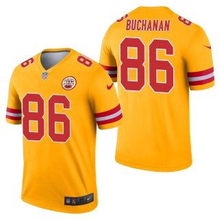 Men's Kansas City Chiefs Buck Buchanan Gold Inverted Legend Jersey