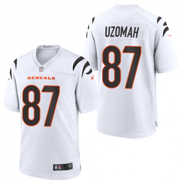 Men's Cincinnati Bengals C.J. Uzomah White 2021 Game Jersey