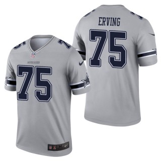 Men's Dallas Cowboys Cameron Erving Gray Inverted Legend Jersey